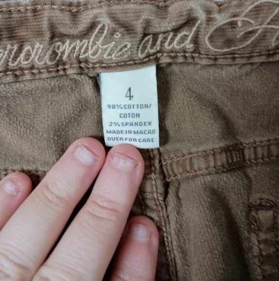 ABERCROMBIE & FITCH Designer Brown Corduroy Pants (#1,397) - Picture 2 of 7
